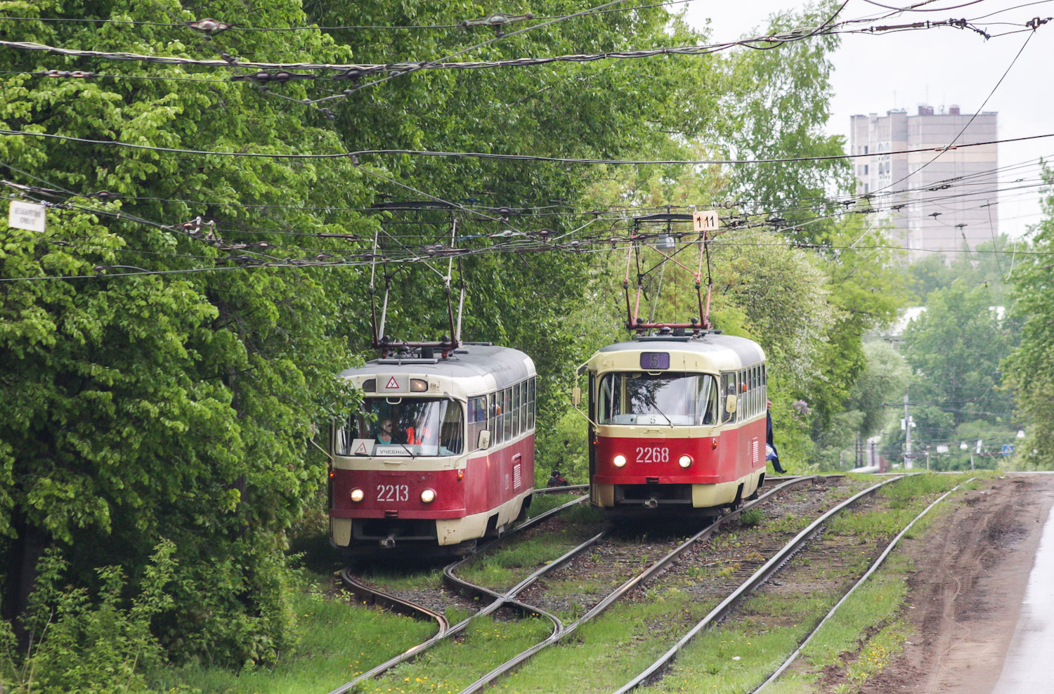 Ижевск, Tatra T3SU (двухдверная) № 2268